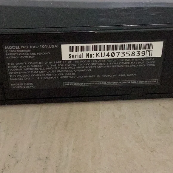 Nintendo Wii Console RVL-101 Console Black & Box - Picture 7 of 15